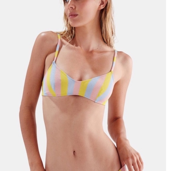 Solid & Striped Maui Shimmer The Rachel Top